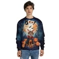 thumbnail image 4 of Happy Halloween Vampire Abyssinian BOO with Pumpkins Fun and Spooky All Over Print 3D Sweatshirt Unisex Merch Cat Lover Kitten Owner Gifts - 00018, 4 of 6