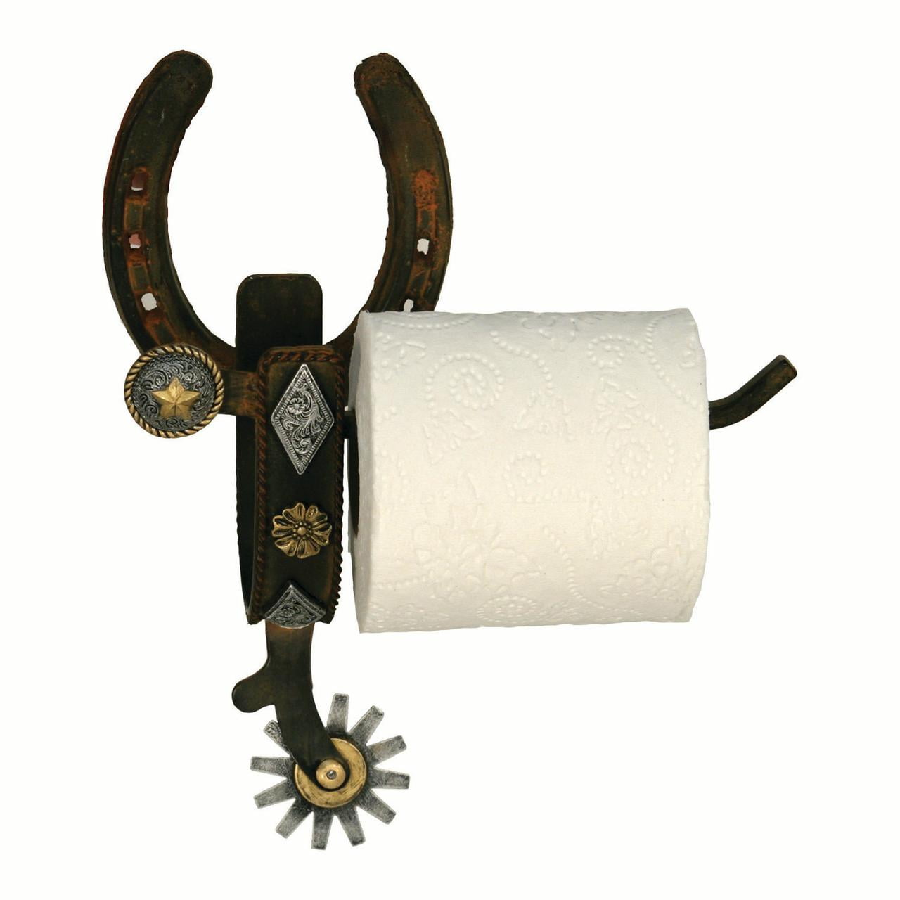 Rustic Spur Toilet Tissue Roll Holder Rustic Spur Toilet Tissue Roll Holder