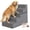 Grey, variant on NAPWAYS Dog Stairs for Small Dogs, 18" H, 4-Step Pet Steps for Bed Couch Sofa and Chair, Non-Slip Balanced Pet Ramp for Injured & Senior Pets with Washable Cover and Durable High Density Foam, Grey