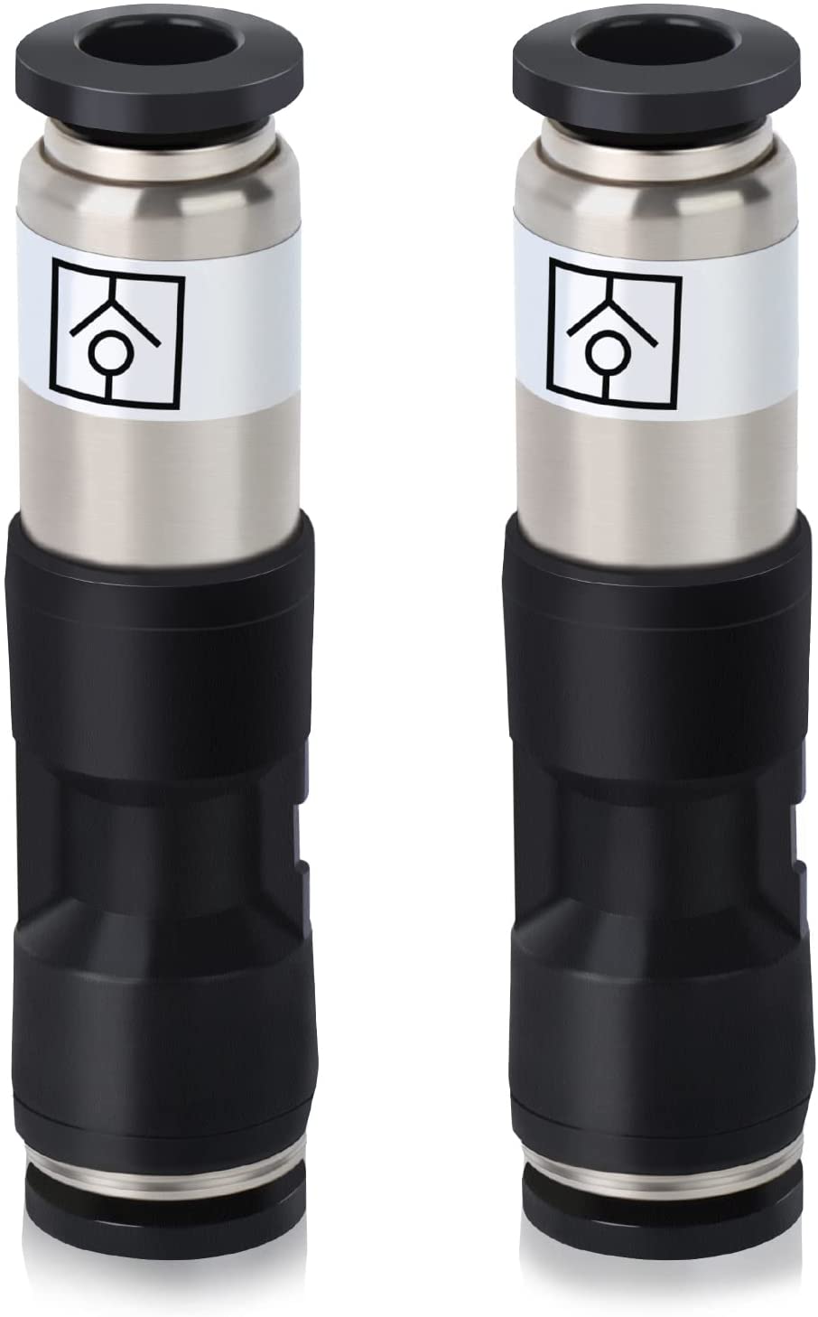 PHANY 2 x 4mm air flow check valve connectors push to connect fittings