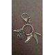 thumbnail image 5 of Llavero de metal con forma de bala de pistola y pentagrama sobrenatural para coche, 5 of 5