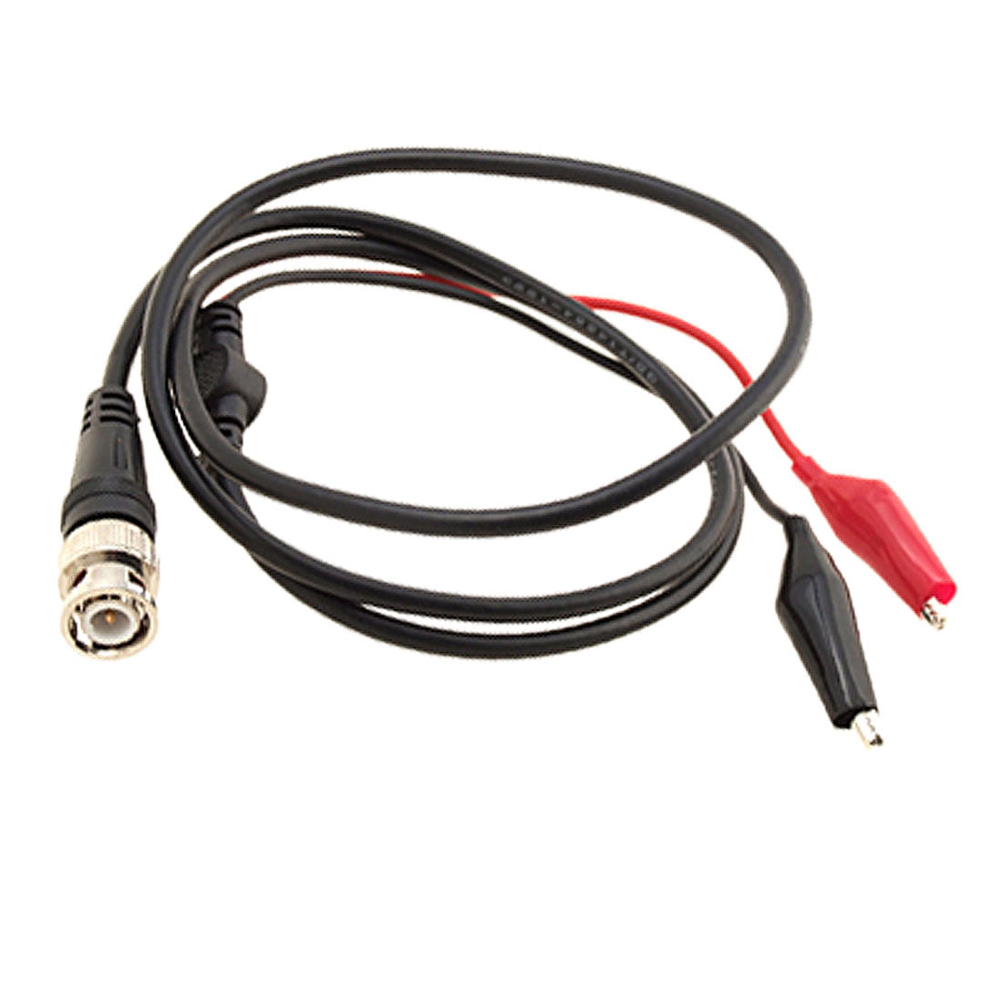 BNC Male plug to Alligator Clips Test Cable Lead,Coxial Lead insulated 