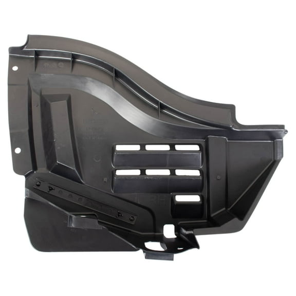 TRQ Front Right Forward Inner Fender Liner Black Passenger Side Fits Select 2014-2016 Toyota Tundra TO1249192