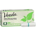 Veeda Applicator Free Tampons Regular, 16 Ct