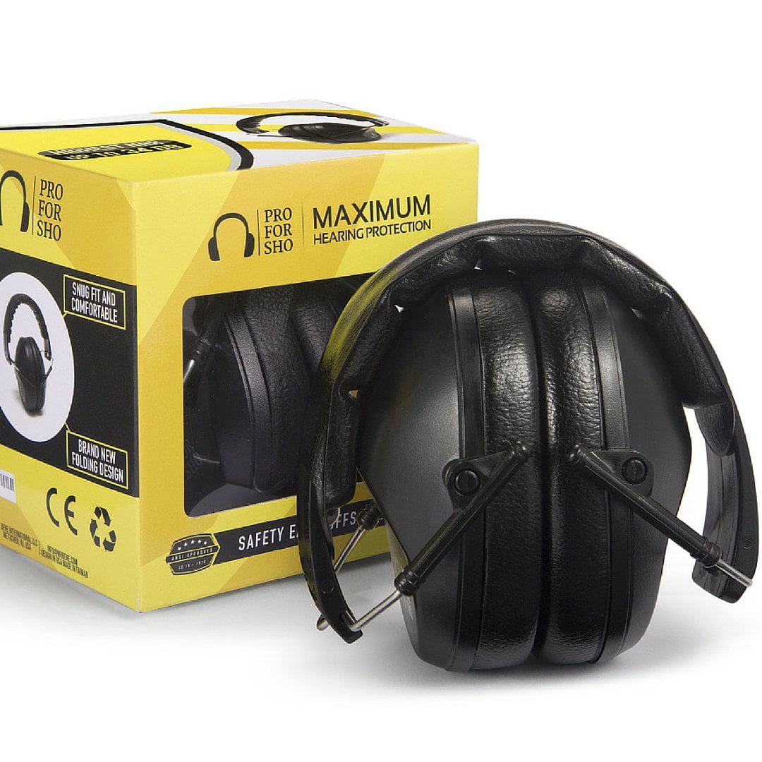 Fnova 34dB Highest NRR Safety Ear Muffs Professional Ear Defenders for Shooting. 