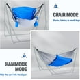 2 in 1 Hammock Chair with Foldable Steel Stand and Carry Bag, 30