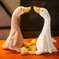 thumbnail image 4 of Miangastore Jouet Cygne en Peluche Rose 1Pcs 13.8X4.7X3.9In, 4 of 9