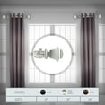 thumbnail image 2 of Domovina Chris 1.5" Side Curtain Rod - Set of 2-Color:Cocoa,Size:12", 2 of 2