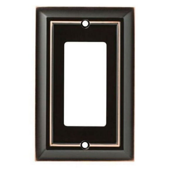 Peerless W10244-OB Oil Rubbed Bronze Architect Single GFCI Outlet Cover Plate