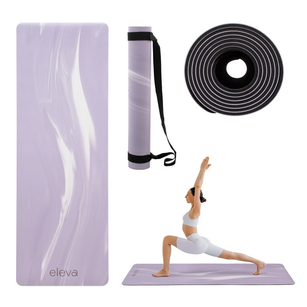 Tapete Yoga Ejercicio Eleva Mat Antiderrapante Goma Natural