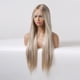 thumbnail image 4 of Pelucas de encaje largas y rectas para mujer, cabello sintético de aspecto Natural, fibra de alta temperatura, resaltado Rubio, sedoso, diario, fiesta, 4 of 4