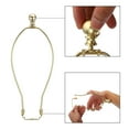 thumbnail image 5 of Uxcell 11.5 Inch Lamp Harp Kit with Finial Lamp Shade Holder Gold Tone 2 Set, 5 of 6