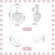 thumbnail image 3 of 40 juegos de colgantes de corazón en blanco de acero inoxidable para hacer tú mismo, bandejas de bisel de cúpula en blanco, dijes de base con cabujones de vidrio, engastes de cabujón para colgantes, 3 of 9