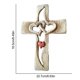 thumbnail image 3 of Cruz De Madera Tallada Hueco Corazones Entrelazados Amor Cruz Colgante Amor Pareja Familia Decoración De Pared Arte Rústico Artesanía Adorno Colgante ANGGREK Otros, 3 of 7