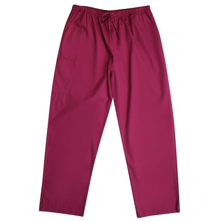 

Tropi Men s Scrub Pants Uniforms for Men (Wine XXX-Large)