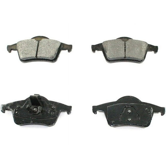 Rear Brake Pad Set - Compatible with 2001 - 2009 Volvo S60 2002 2003 2004 2005 2006 2007 2008