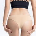 thumbnail image 3 of cfhntfmh Women's Underwear Cotton No Show Panties Low Rise Briefs Soft Strench Breathable Ladies Bikini Underwear, 3 of 4