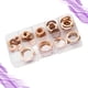 thumbnail image 3 of 80 piezas de arandelas de cobre sólido, surtido de arandelas de junta de cobre, juego de anillos de sellado de tapón de sumidero con juego de surtido de estuches, 3 of 5