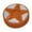 Orange, variant on QccHieUs Roller Hockey Puck Hockey Ball Indoor Outdoor Replacement Training Gear Practice Blue