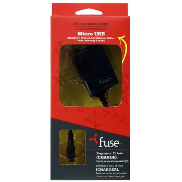 fuse - Travel Charger - Micro USB 1Amp - UL