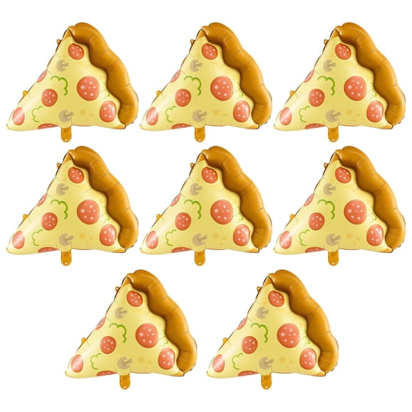 Set de globos de pizza CZFSWT para decoración de fiesta de cumpleaños