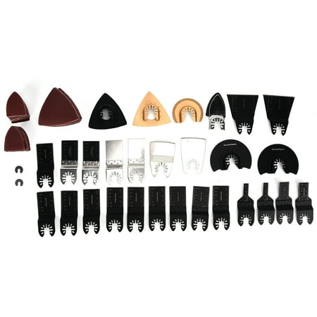 

clearance Oscillating Tool Blades Kit High Carbon Steel Oscillating Multitool Saw Blades Kit for Metal Wood