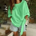 thumbnail image 2 of Casual Tops for Women Trendy Summer Womens Work Blouses Short Sleeve Womens T Shirts Graphic Tees Trendy Womens Workout Tops Loose Fit Semi Formal Shirts Yellow, 2 of 2