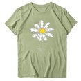 thumbnail image 5 of BUIGTTKLOP T-Shir for Women Short Sleeved Top Round Neck Tshirt Graphic Print Summer Tees 2026, 5 of 7
