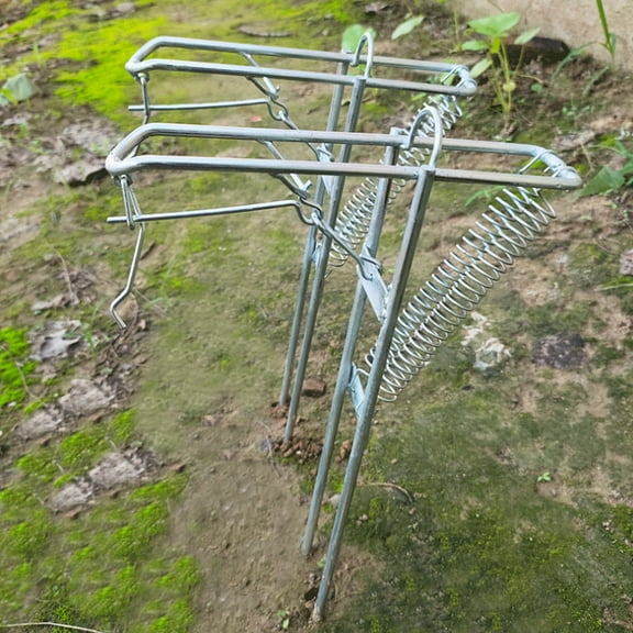 Foldable Automatic Fishing Rod Holder Stainless Steel Pole Rack Ground Support Bracket