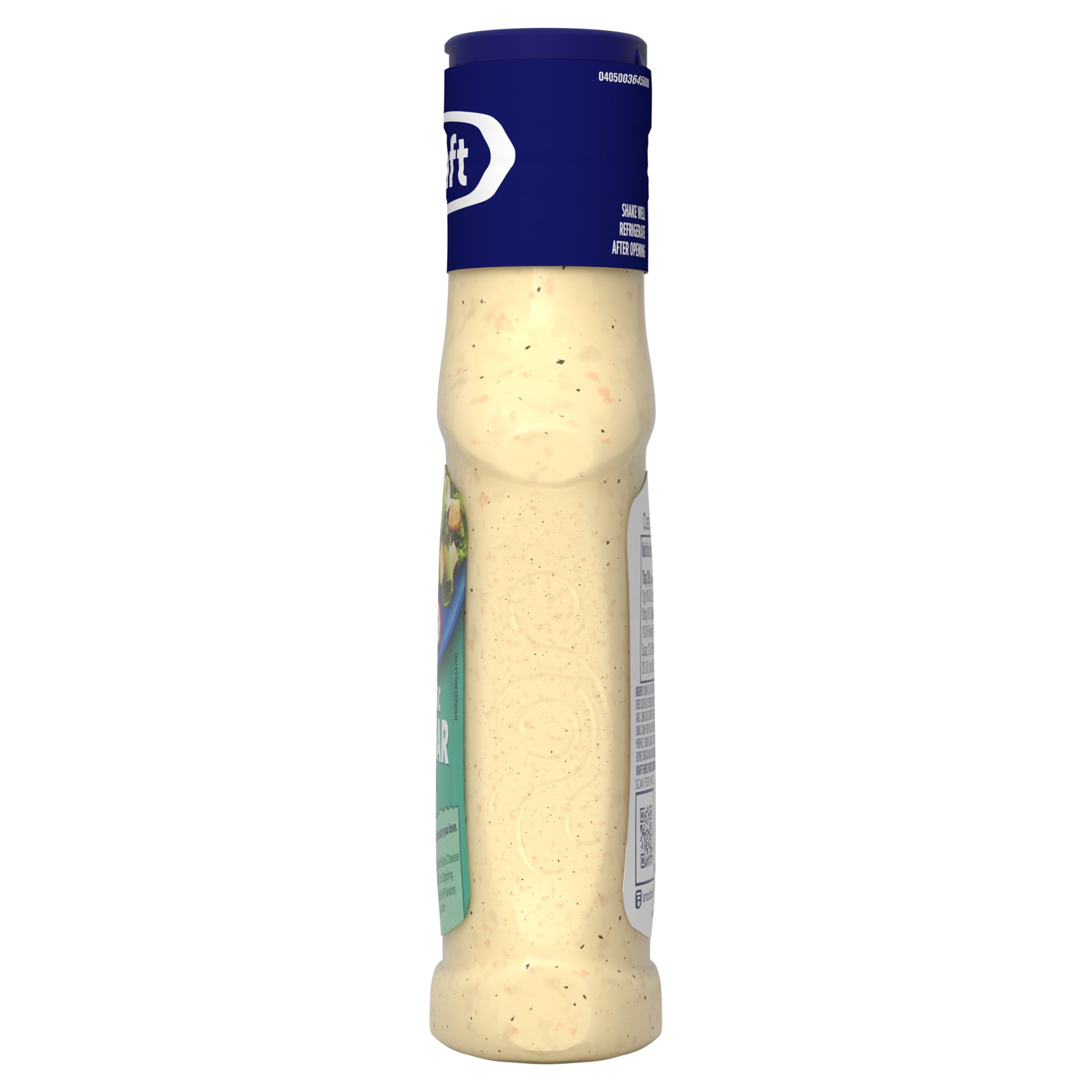 (9 pack) Kraft Classic Caesar Dressing, 8 fl oz Bottle, Casein Free