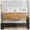 Natural Oak, variant on Eviva Surf 57" Natural Oak Modern Bathroom Vanity Set with Integrated White Acrylic Double Sink