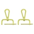 thumbnail image 4 of GUOOL 2 Pcs Crochet Pivotant Attache Détachable pour Sac Matériel Boucle Dorée Or, 4 of 9
