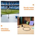 thumbnail image 3 of FONWILYO 2Pcs Space Saving Black Metal Basketball Wall Mount Rack for School Sports Storage, 3 of 7