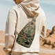 thumbnail image 5 of Bolsa de hombro camuflaje, bolsa de pecho estilo militar, para senderismo, viajes, uso diario, bolsa de hombro casual de camuflaje, bolsa de hombro de tela Oxford, mochila cruzada verde, 5 of 6