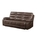 thumbnail image 1 of Aashi Sofa (Motion) in Brown Leather-Gel Match, 1 of 5