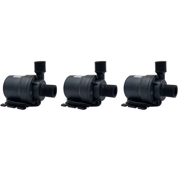 3X 1000L/H 8M DC 12V Home Portable Brushless Motor Submersible Water Pump for Cooling System Fountains Heater Mini