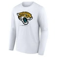 thumbnail image 2 of Men's White Jacksonville Jaguars Logo Team Lockup Long Sleeve T-Shirt, 2 of 3