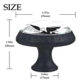 thumbnail image 4 of 4 Pcs Blue White Yellow Star Knobs for Kitchen Cabinet Cupboard Dresser Bookcase Drawer Pulls Handles Round Home Decor, 4 of 8