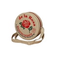 thumbnail image 4 of Bolsa en forma de MAZAPAN, Diseño de Dulce Tipico Mexicano, Forma Redonda, Moda Kawaii, Bandolera para Mujer, Cross Body, Correa Ajustable, Color Beige, Novedoso y Encantador (Bolsa para Mujer)., 4 of 5