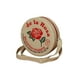 thumbnail image 4 of Bolsa en forma de MAZAPAN, Diseño de Dulce Tipico Mexicano, Forma Redonda, Moda Kawaii, Bandolera para Mujer, Cross Body, Correa Ajustable, Color Beige, Novedoso y Encantador (Bolsa para Mujer)., 4 of 5