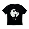 thumbnail image 6 of Coraline Full Moon Silhouette Women's Black Crew Neck Short Sleeve Baby Tee-XL, 6 of 7