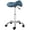 Blue, variant on Saloniture Professional Ergonomic Saddle Stool, Black - Adjustable Hydraulic Seat, Rolling Spa Salon, Massage, and Medical Office Chair with Swivel Wheels