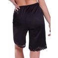 thumbnail image 5 of Liacowi Women Midi Pyjama Shorts Summer Casual Soft Slips Ice Silk Sleepwear Bottoms, 5 of 6