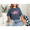 thumbnail image 5 of Comfort Colors USA Map 250 Years Patriotic Flag Graphic Tee Men Women, 5 of 6