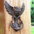 thumbnail image 3 of 2X Hibou Mystique Heurtoir de Porte, Poignée de Porte Antique Poignée de Porte de Cour, 3 of 6