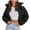 Black, variant on Viikei Winter Coats for Women Fashion Women Zipper Pocket Coat Long Jacket Winter Long Sleeve Down Cotton