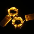 thumbnail image 2 of 3M/9.8FT 30 LED Fairy Starry Copper Wire String Battery Operated Powered IP65 Water Resistance Extra Flexible Bendable Light Strip for Holiday Christmas Xmas Halloween Festival Decorations, 2 of 8