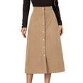 thumbnail image 3 of Falda De Cintura Alta Para Mujer, Falda Femenina De Longitud Media, Informal, A La Moda, Versátil Para Combinar Para Bodas Y Vacaciones, 3 of 6