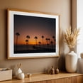 thumbnail image 5 of Palms, Manhattan Beach 02 - Los Angeles California Photography Sunset Beach Palm Tree Ocean Coast Tropical Landscape Unframed Wall Art Print 32 x 48 inches, 5 of 7