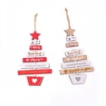 thumbnail image 3 of Christmas Wooden Pendant Hanging Door Decorations Xmas Tree Home Party Ornaments, 3 of 7